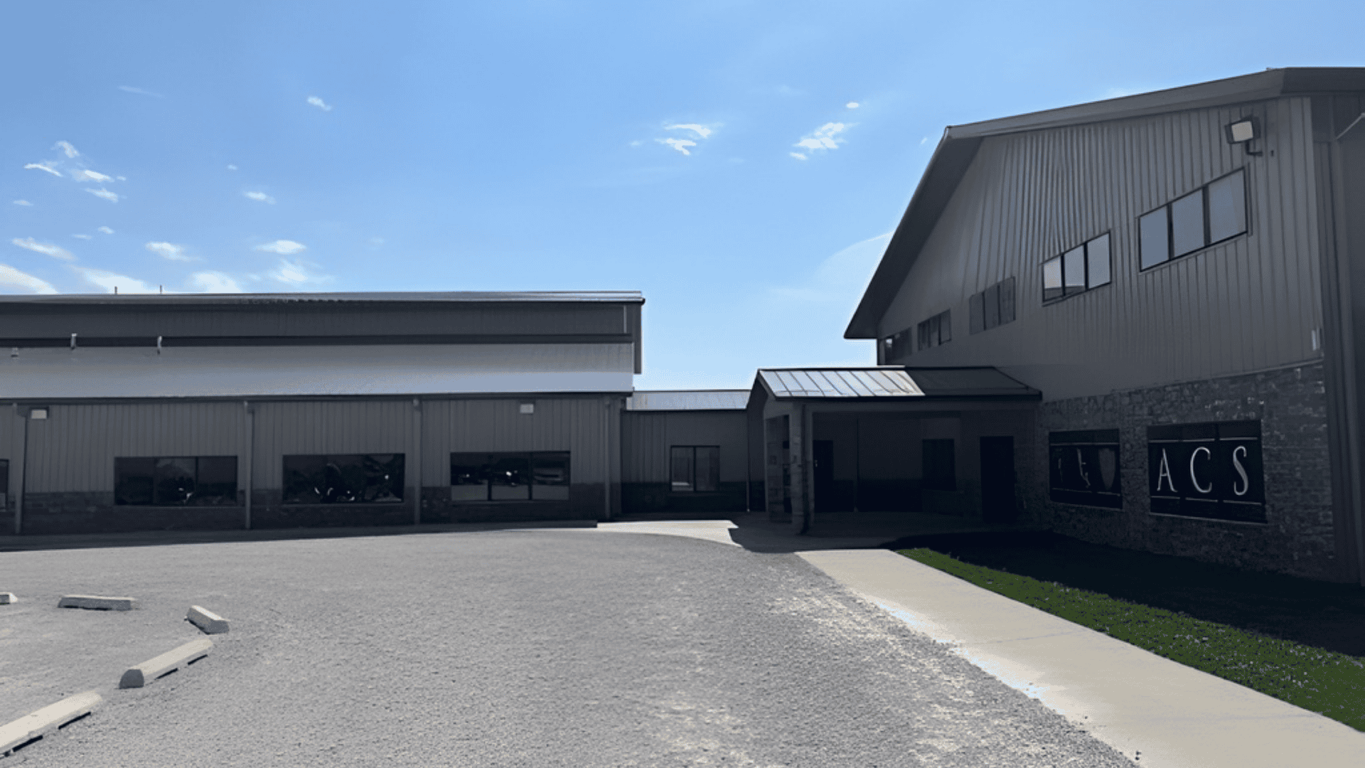 steel building exterior and roofing