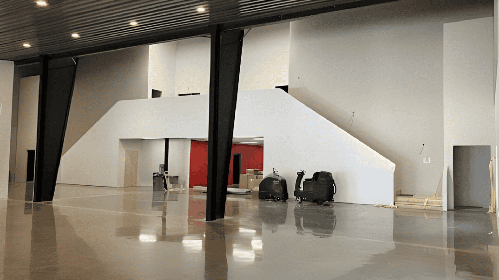 interior steel beams